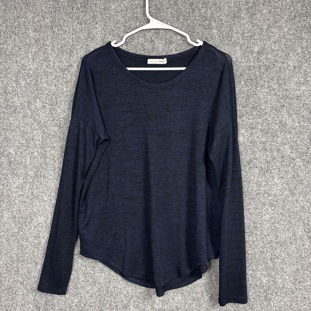 rag & bone Sweater Womens Size S Blue Knit Casual